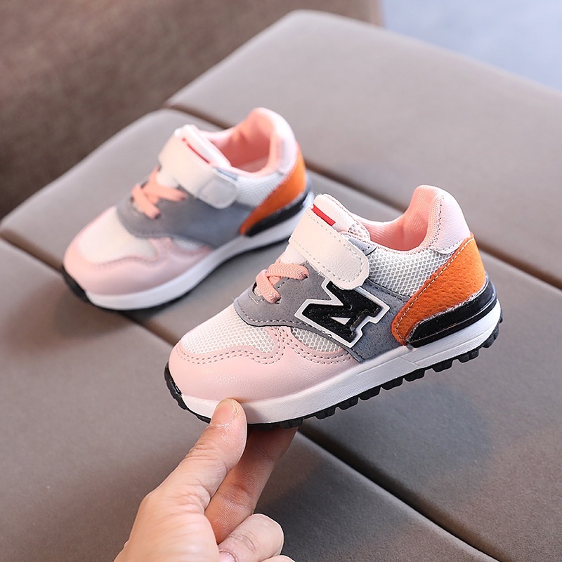 SEPATU SNEAKERS ANAK LUCU RINGAN IMPORT AN PINK