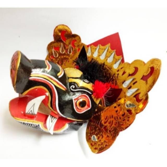 Topeng Barong Bangkung Kerajinan Souvenir Bali | Shopee Indonesia
