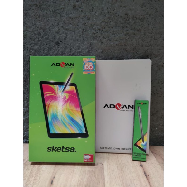 ADVAN SKETSA TABLET 10 INC (TAB + PEN +CASE)