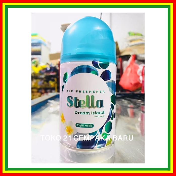 STELLA REFILL MATIC SPRAY DREAM ISLAND 1 KALENG | PENGHARUM RUANGAN