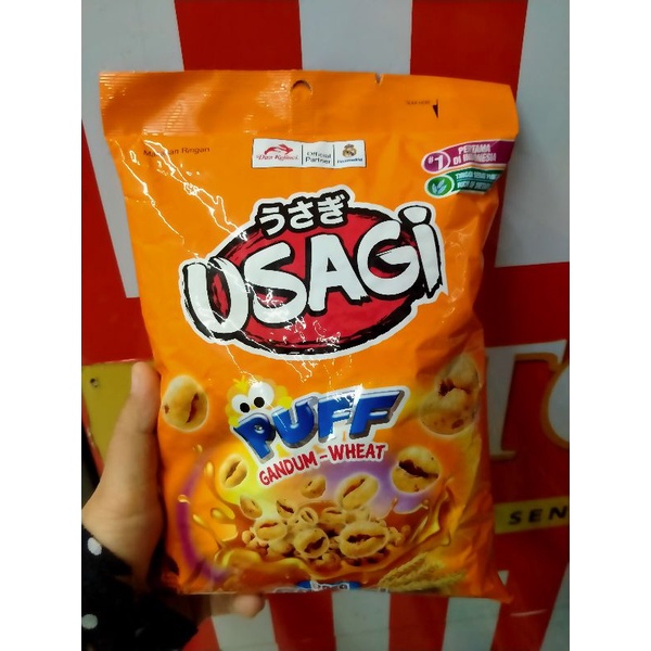 

Usagi Puff Rasa Caramel/Usagi Pop Corn rasa caramel Dua kelinci