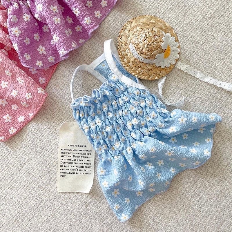 Chae rim flowery summer dress