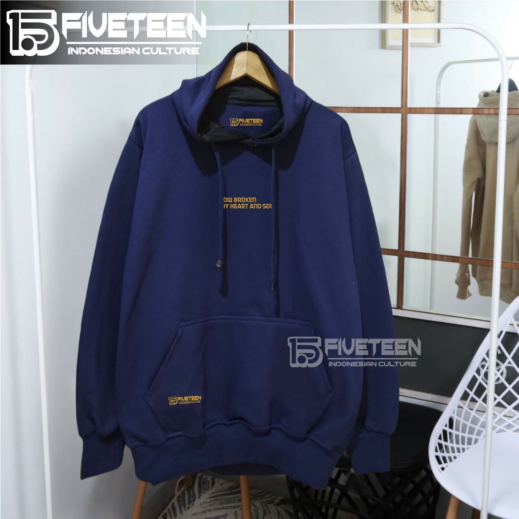 HOODIE PRIA SIZE XXL JUMBO DISTRO BANDUNG 15FIFTEEN15 WARNA NAVY BLUE LIST HOW BROKEN MY HEART AND SOUL HOODIE PRIA DISTRO ORIGINAL BRAND TEBAL  STREET STYLE SWEATER COWOK TERBARU 2022 ZIPPER HOODIE WANITA KOREAN STYLE JAKET WANITA DAN PRIA TERLARIS