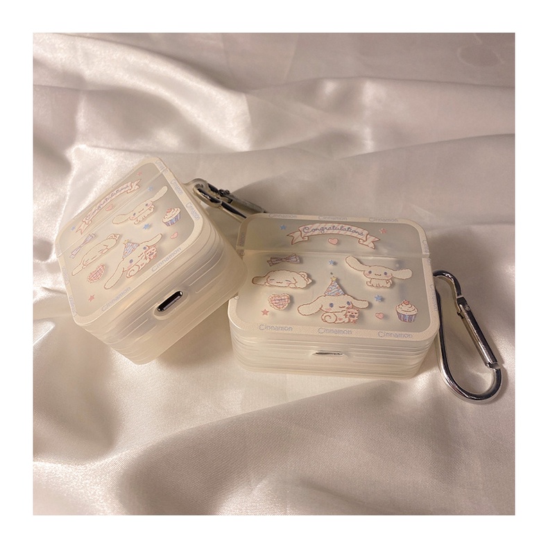 Soft case Earphone wireless Bahan Plastik Motif Print Tulisan Untuk Airpods 1 / 2 / Pro