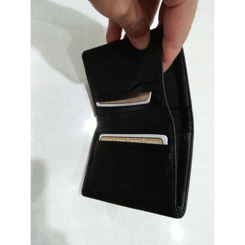 dompet tempat kartu kulit asli