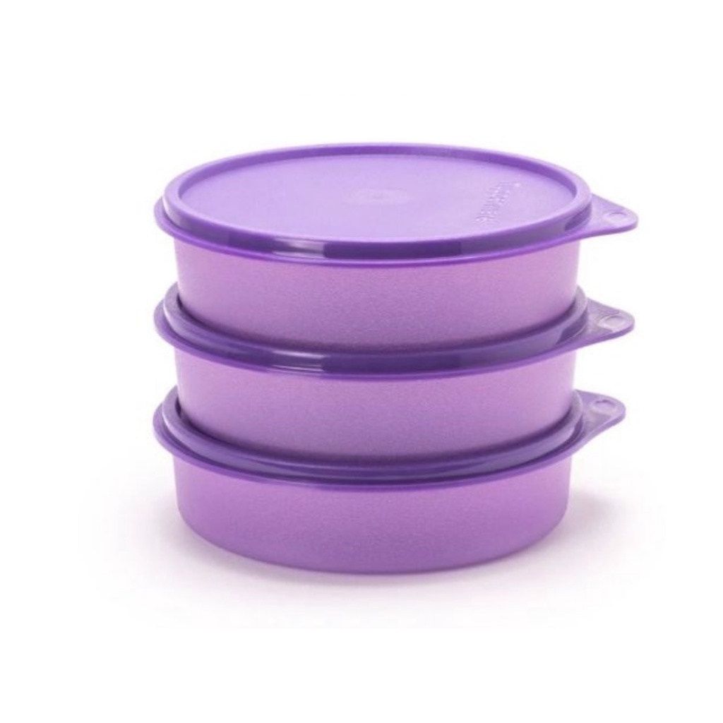 Large Handy Bowl 3pcs Ungu / Tempat Wadah Toples Penyimpanan Makanan jajanan Snack Kue Kering