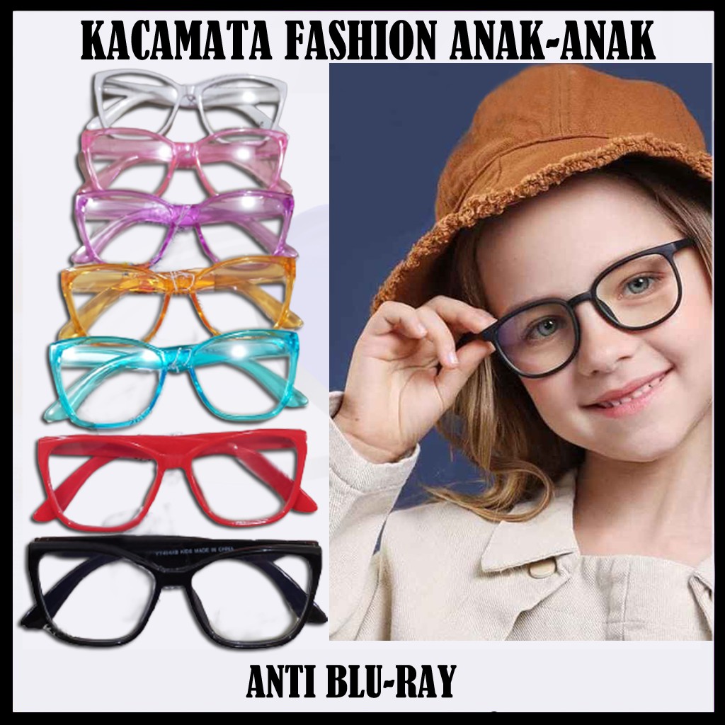 COD Kacamata Anak Blue Light Anti Radiasi Kacamata Belajar Komputer Anak Kaca mata Anti Sinar Biru