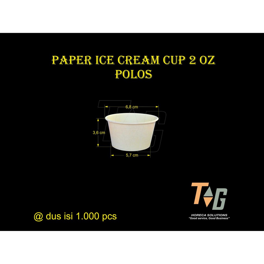 Jual Paper Cup Ice Cream 2 Oz isi 50 pcs Shopee Indonesia