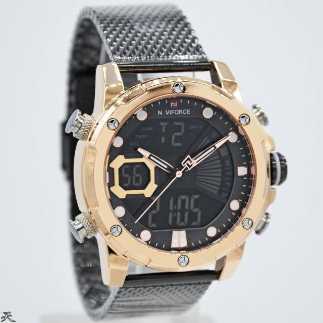 JAM TANGAN NAVIFORCE NF9172 MB ORIGINAL DIAMETER 4,4CM