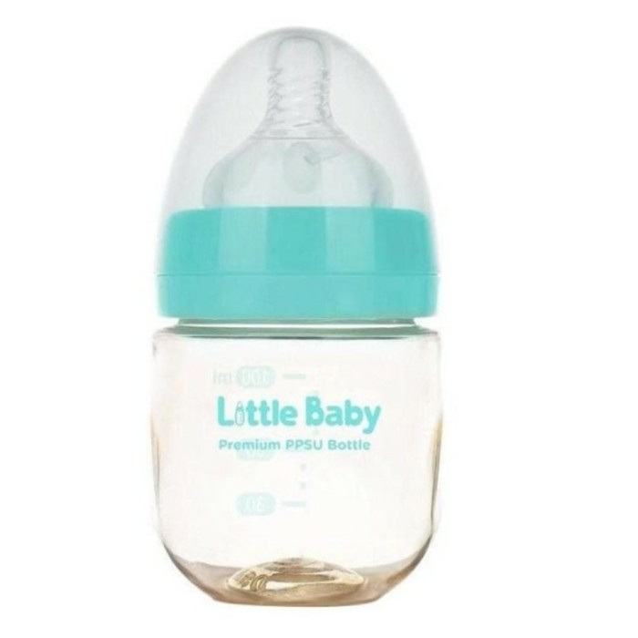 LITTLE BABY PPSU Wide Neck Bottle 100ml Botol Susu Dot PPSU