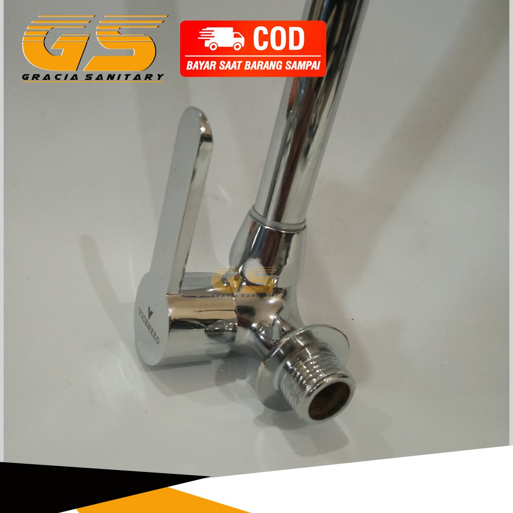 Kran Cuci Piring Kuningan 1/2&quot; Kran Sink Tembok Wastafel Keran air KST 956