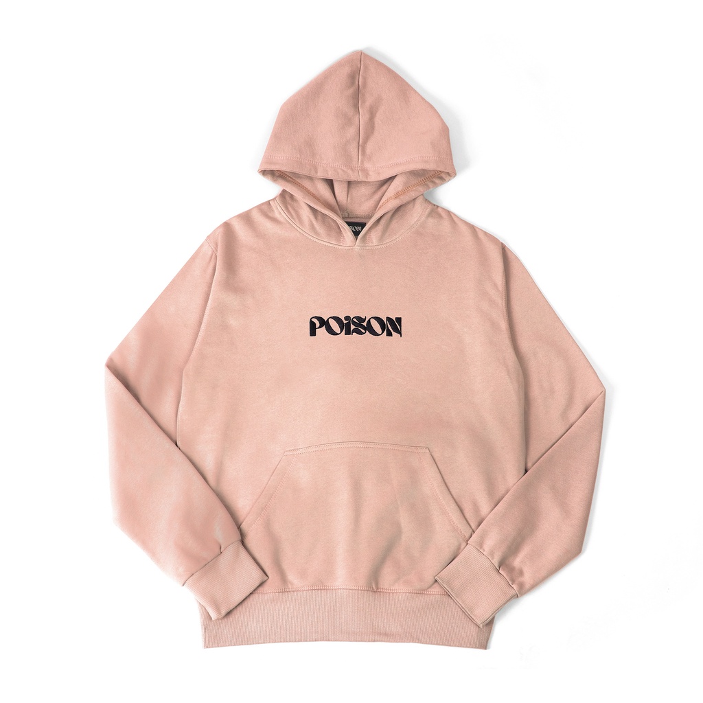 POISON FOREVER LOGO HOODIE BEIGE