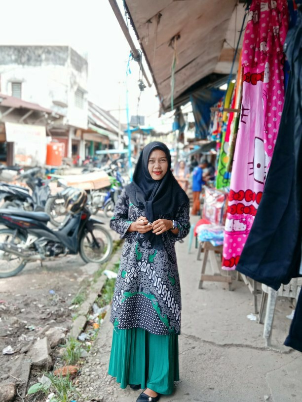Batik Couple Keluarga Sania Ruffle Ori Ndoro Jowi Dnt Dimensi Abu