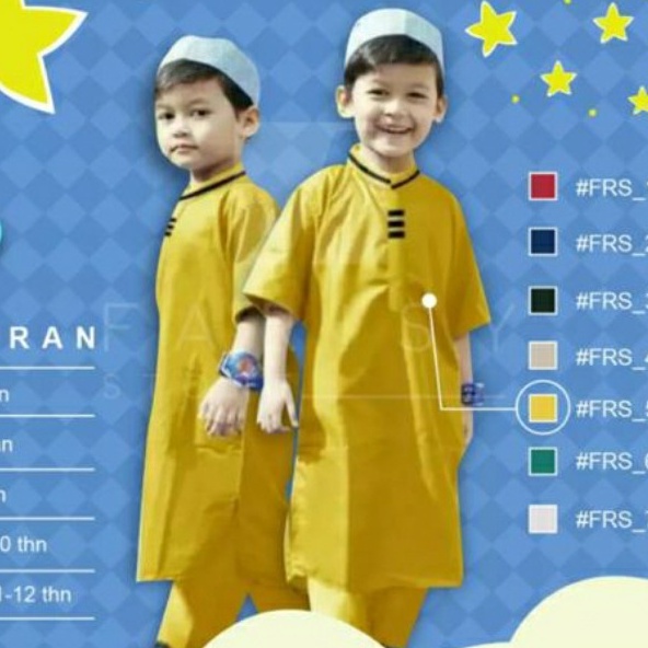 BAJU KOKO ANAK BAJU KOKO PAKISTAN ANAK BAJU MUSLIM ANAK LAKI LAKI 1-13 Thn BONUS PECI SETELAN KOKO