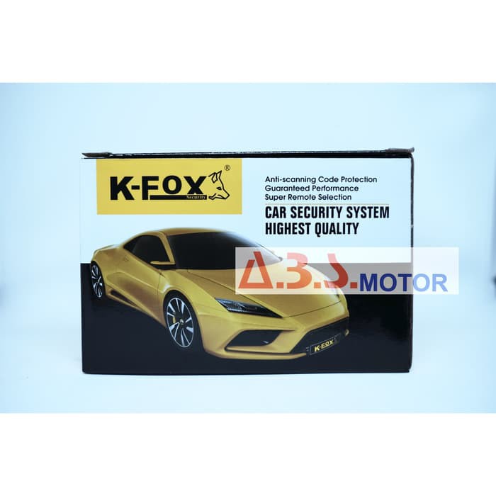 Alarm Mobil K-FOX Model Kunci Khusus Honda
