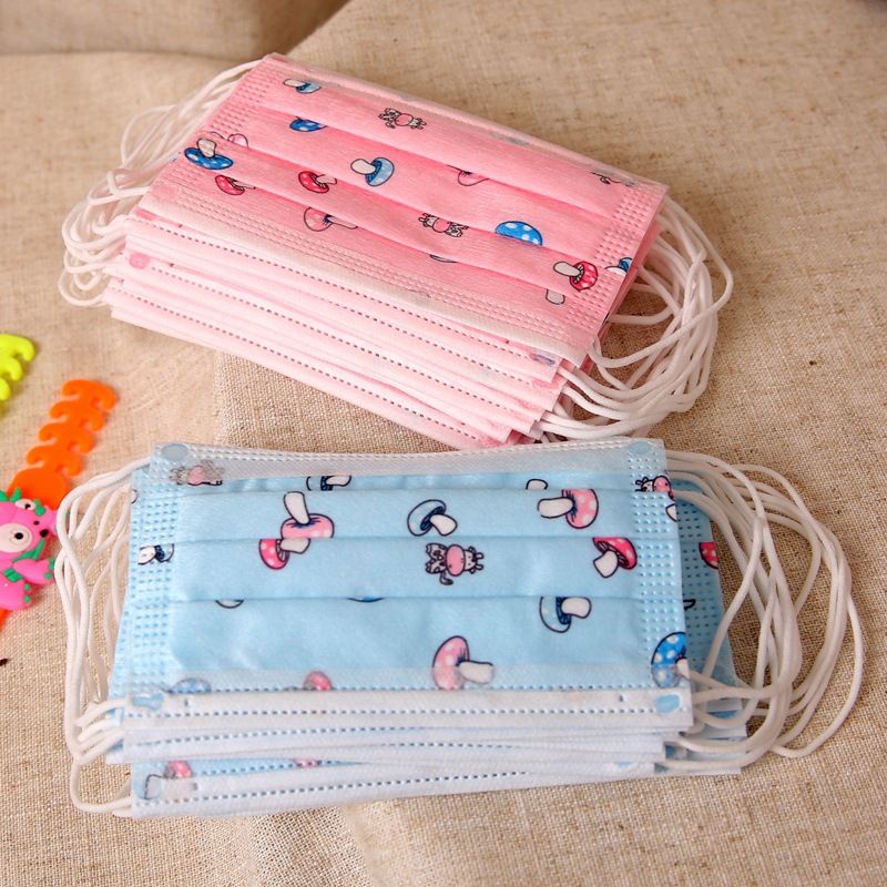 MASKER 3 PLY EARLOOP ANAK GAMBAR MOTIF LUCU