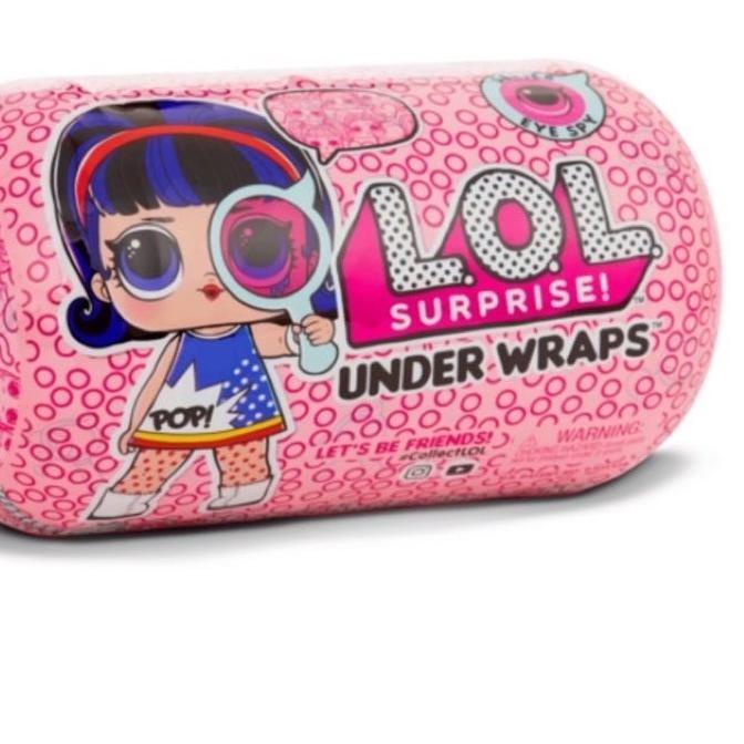❅ MURAH dan GROSIR LOL SUPRISE KAPSUL UNDERWRAPS SERIES EYE SPY UKURAN JUMBO ֍