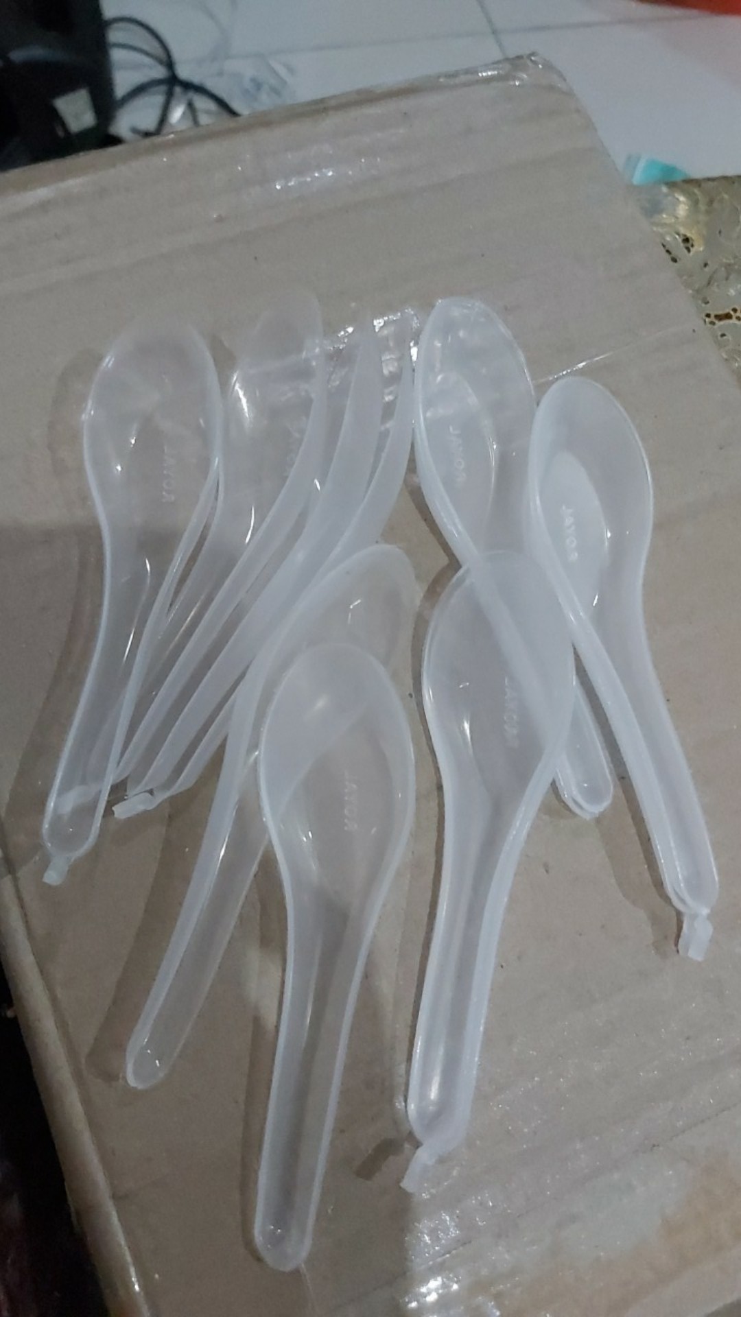 Sendok Bebek Royal Bening / Sendok Plastik Bebek Bening || Asendo