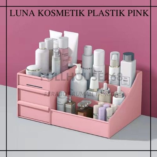 RAK SKIN CARE  KOSMETIK MAKE UP LACI 2 MURAH RAK KOSMETIK PLASTIK LUNA