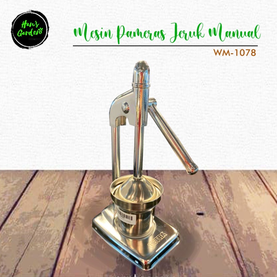 Mesin alat peras jeruk manual stainless hand press juicer GETRA MW1078