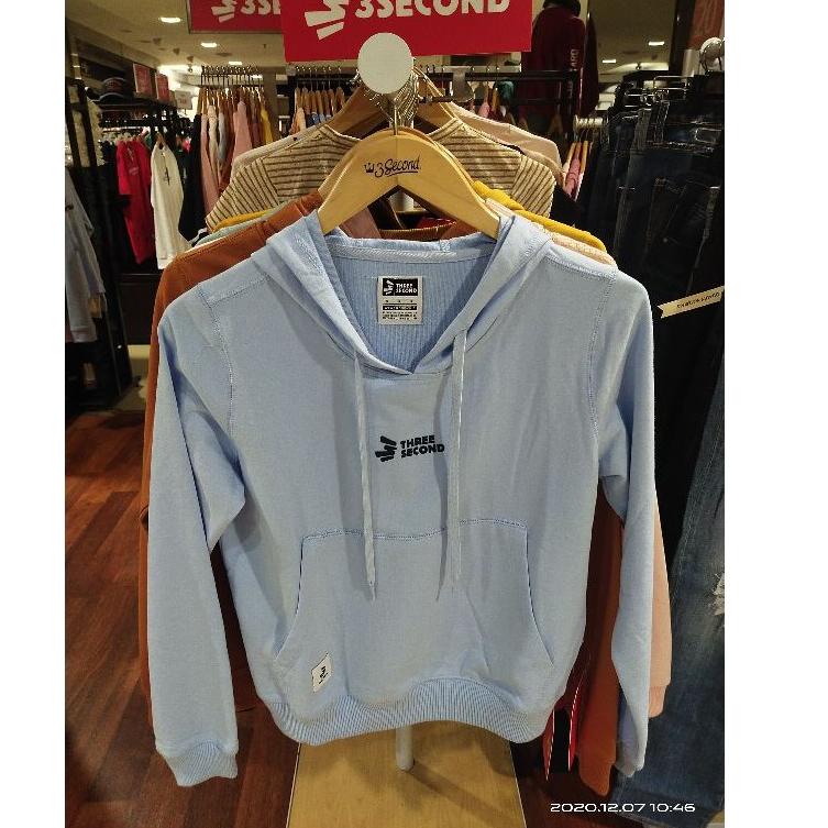 Wow Murah Meriah.. HOODIE CEWEK 3SECOND 100% ORIGINAL NEW ARRIVAL. 3 WARNA MERAH BLEWAH,BIRU,COKLAT 