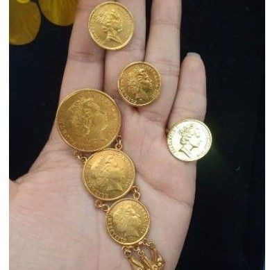 Set Bros Perak Koin Jinar asli