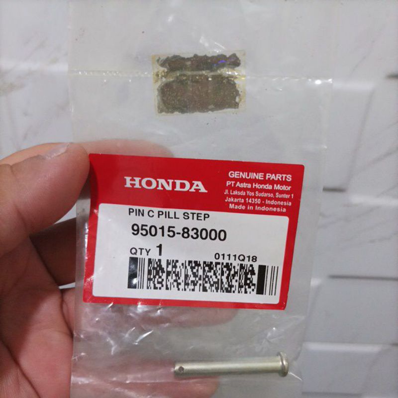 95015 83000 pin c pillion step CBR150 K45A K45G - CS1 -CBR250RR K64 - SONIC (HARGA SATUAN)