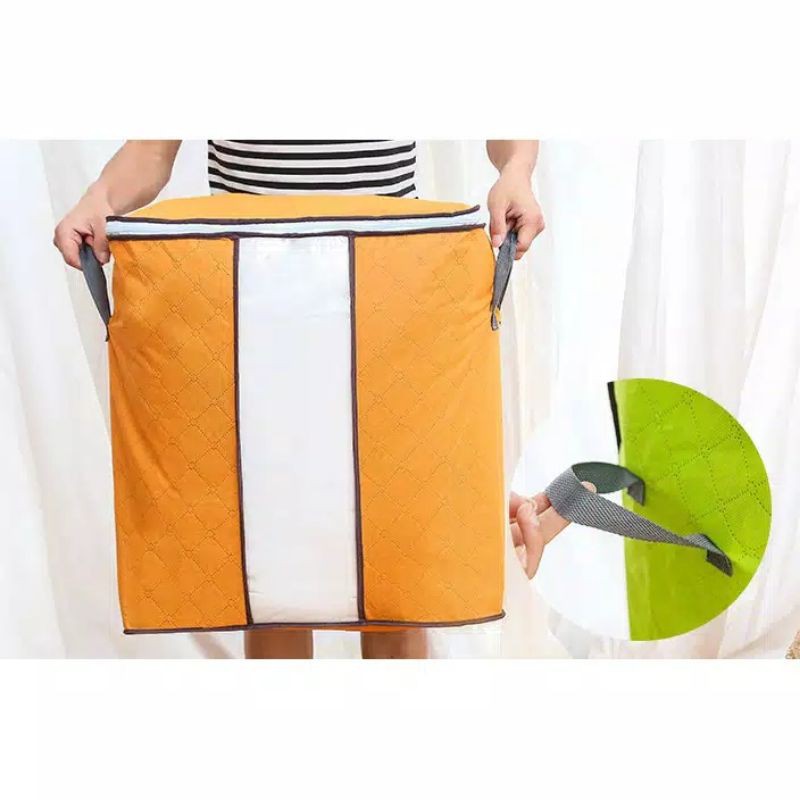 Bundara.id Pr-609 Penyimpanan serbaguna Storage Box Bamboo Storage Bag