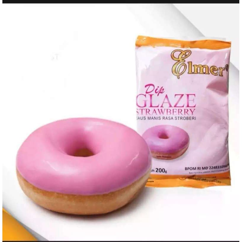 

Elmer Dip Glaze Stroberi 200gr / Glaze Stroberi / Glaze Strawberry