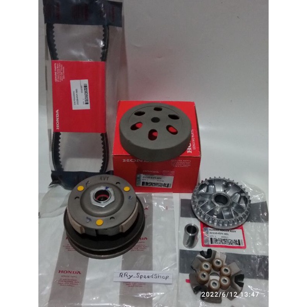 CVT paket komplit (KVY) honda Beat karbu/scoopy karbu/spacy karbu