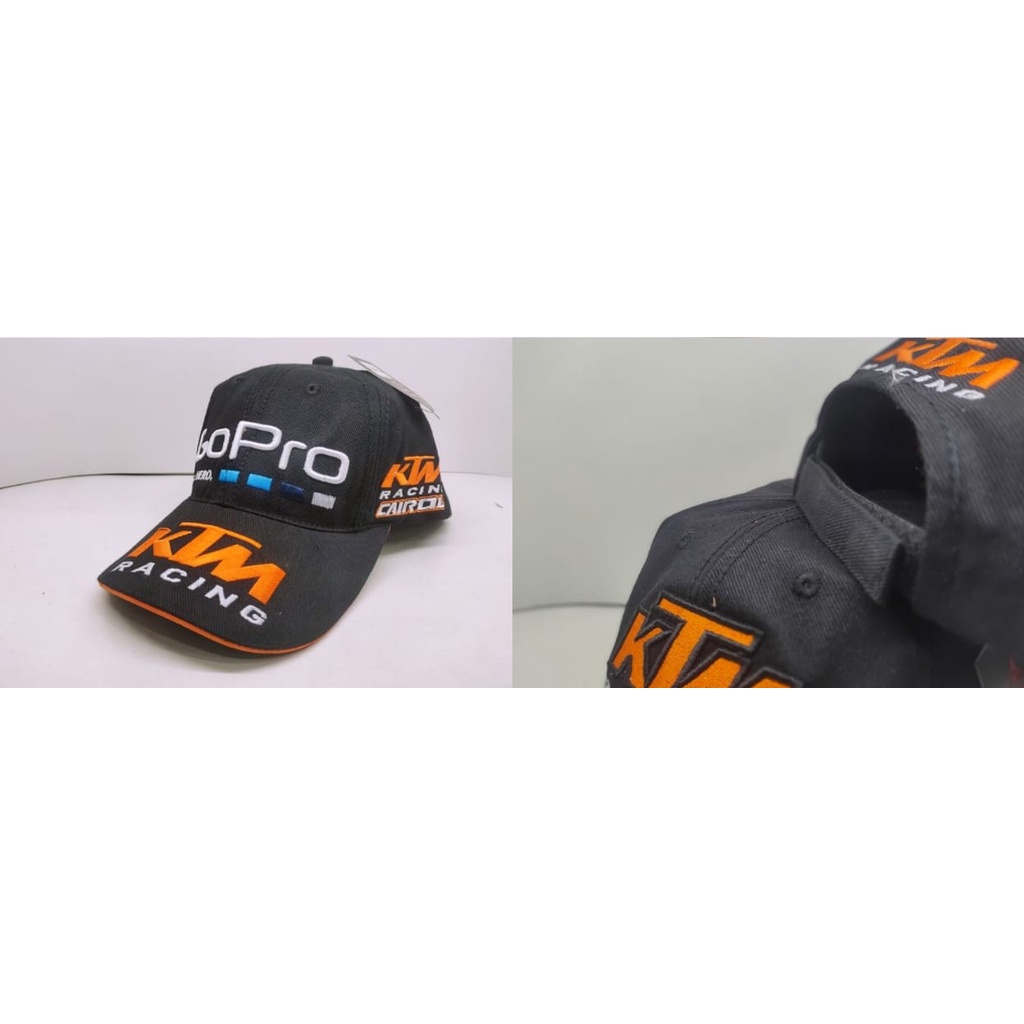 Topi Pria Dewasa HD full bordir moge keren terbaru/topi pria dewasa baseball KTM racing/Realpict