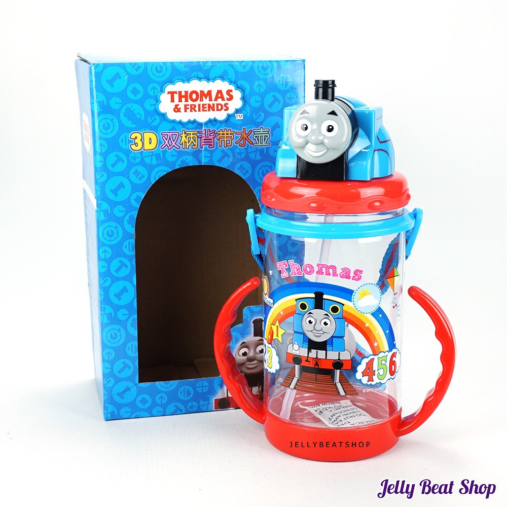 Botol minum anak sedot thomas original bpa free (BIRU)