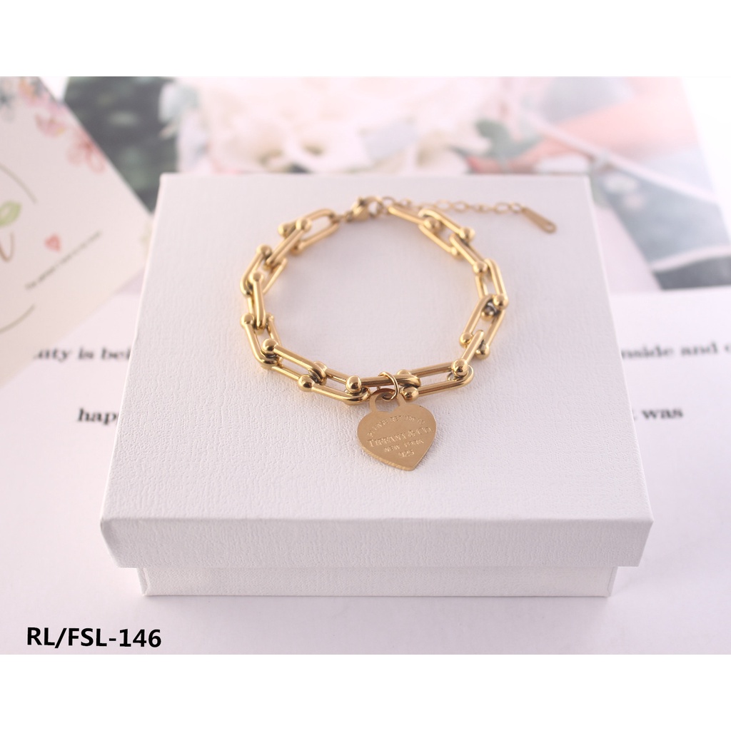 Gelang titanium rantai terbaru 3002