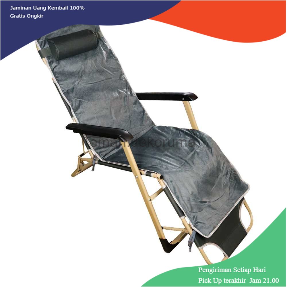 TD - RUM MateMite Kursi Lipat Folding Recliner Lounge Chair - BN01