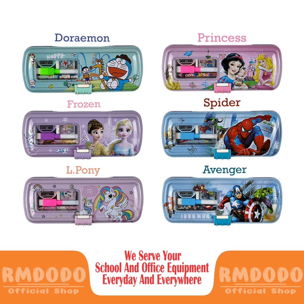 

Rmdodo - Kotak Pensil Kaleng Disney Series 2 Tingkat Ada Isi / Tempat Pensil Kaleng 2 Susun / Pencil Case Murah Berkualitas Bisa Cod
