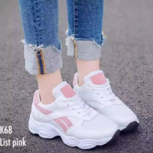 TmO - 8.8 Sale sepatu wanita sneakers fashion style korea S.kor/sepatu fashion tali kekinian termurah bisa cod size 37-40