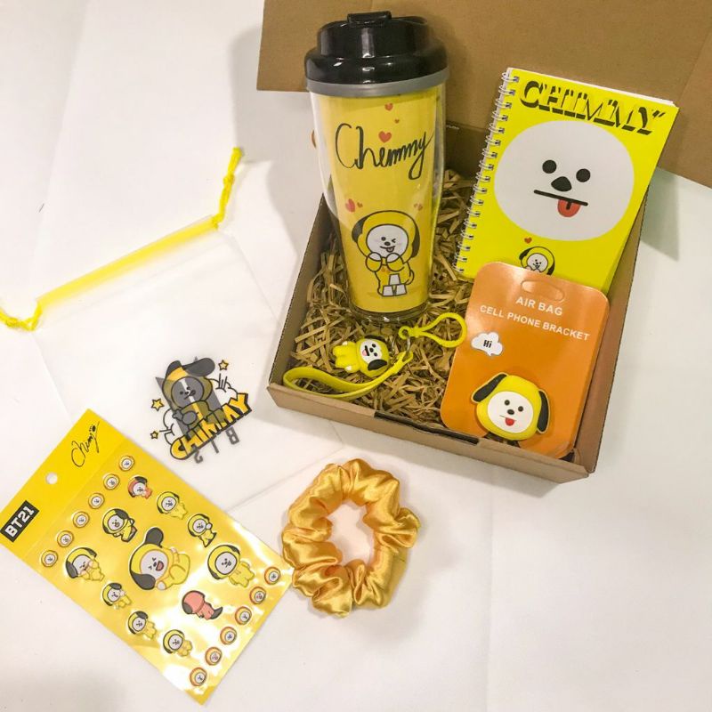 [G2899-CHIMMY) GIFT BOX BT21 ARMY/KADO ULANG TAHUN/KADO BT21 ARMY