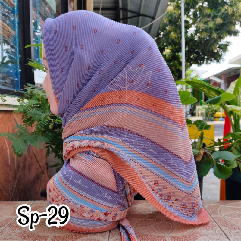 SEGIEMPAT PLISKET MOTIF / JILBAB SEGIEMPAT PLISKET / SEGIEMPAT VOAL / SEGI EMPAT PLISKET / VOAL MOTIF / JILBAB PLISKET-Sp-29
