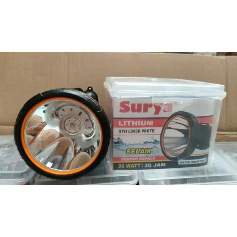 Senter kepala selam SURYA SYH L505R WHITE