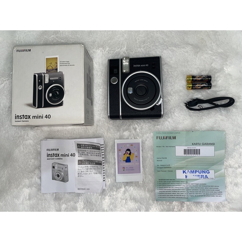 instax mini 40. garansi on