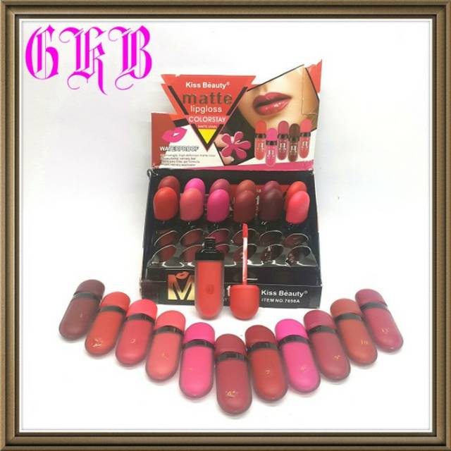 LIP GLOSS KISSBEAUTY MATTE 7656A gepeng Lipstick