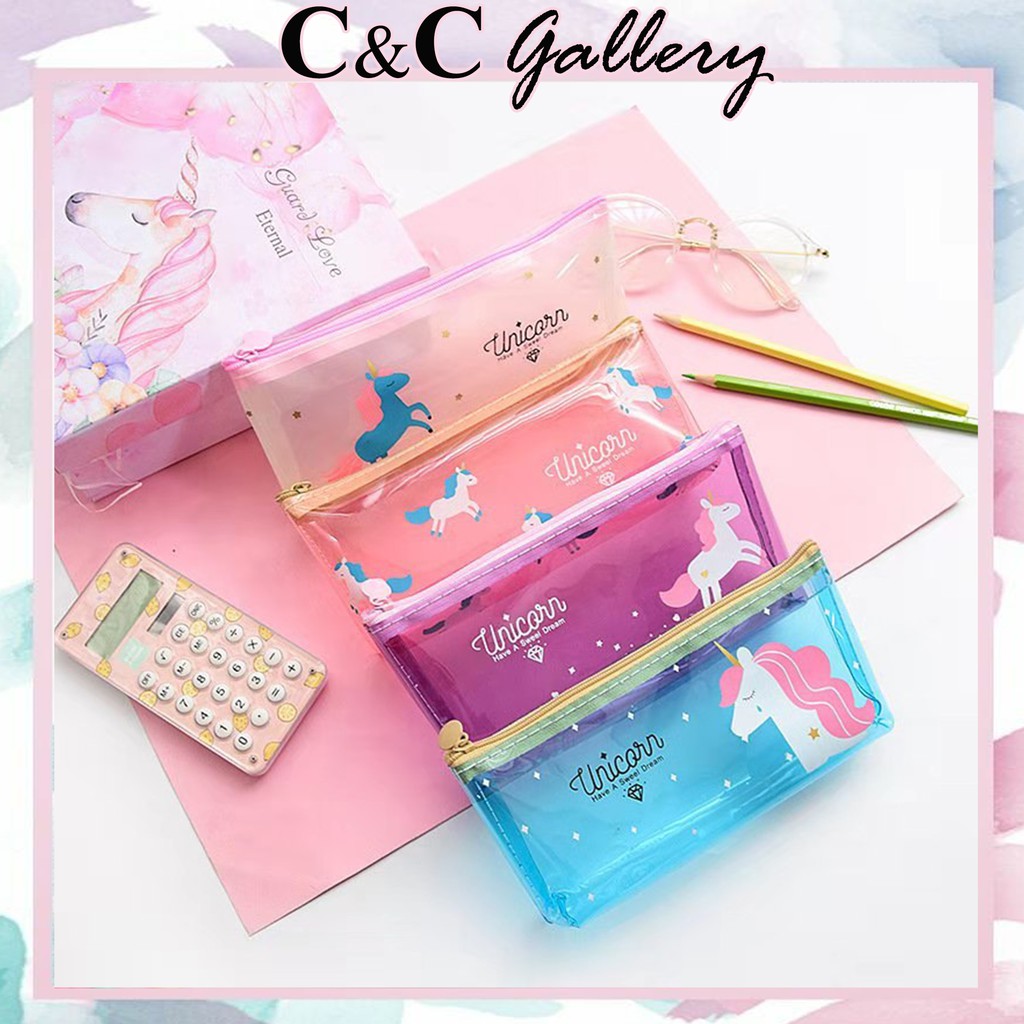 

TEMPAT PENSIL UNICORN DREAM TRANSPARANT