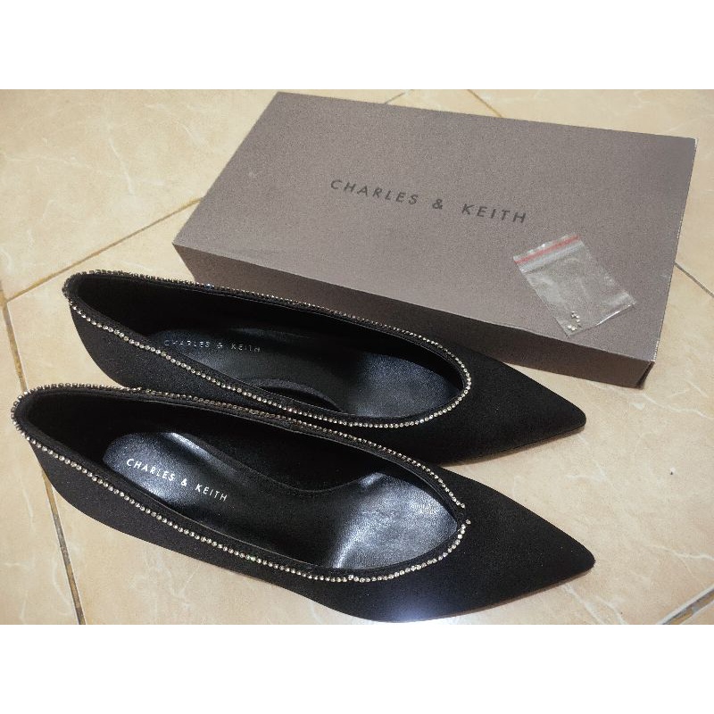 Satin Heels Shoes Original Charles and Keith