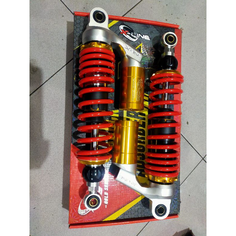 SHOCKBREAKER BELAKANG TABUNG ATAS CLICK XLINE G SERIES 320MM 340MM TYPE 509 KLIK FUNGSI TIGER GL HEREX SUPRA JUPITER