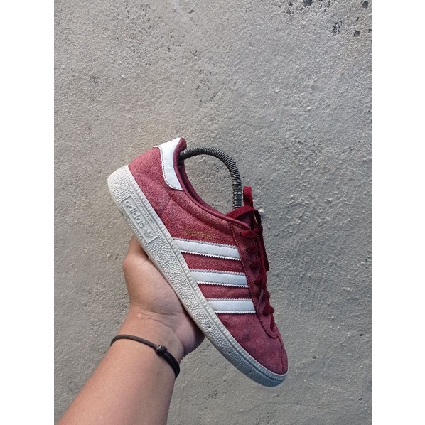 adidas munchen city series burgundy second bekas original