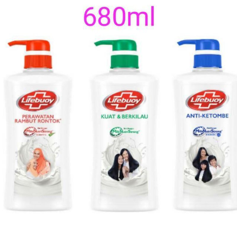 PROMO LIFEBUOY SHAMPOO PUMP 680 ML - ORIGINAL 100%