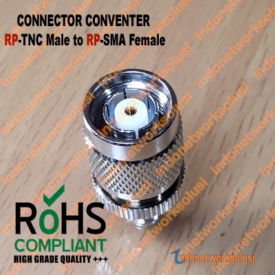 KONEKTOR CONNECTOR CONVERTER RP-TNC Male to RP-SMA Female