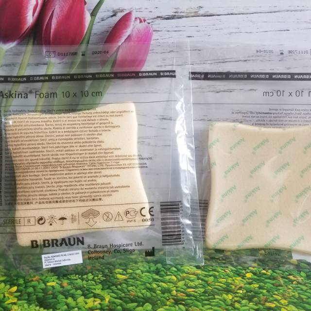 Foam Dressing Askina Foam 10cm x 10cm