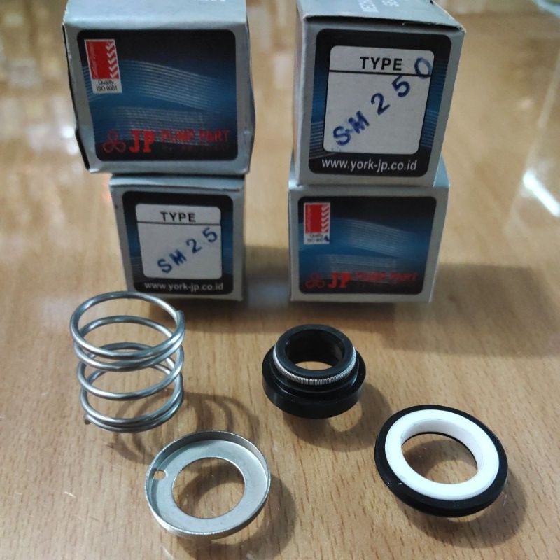 1 Set Sil Pompa Air JP SM 250 As 15 mm | Mechanical Seal Sel Water Pump Semi Jetpump SM250 15mm | co