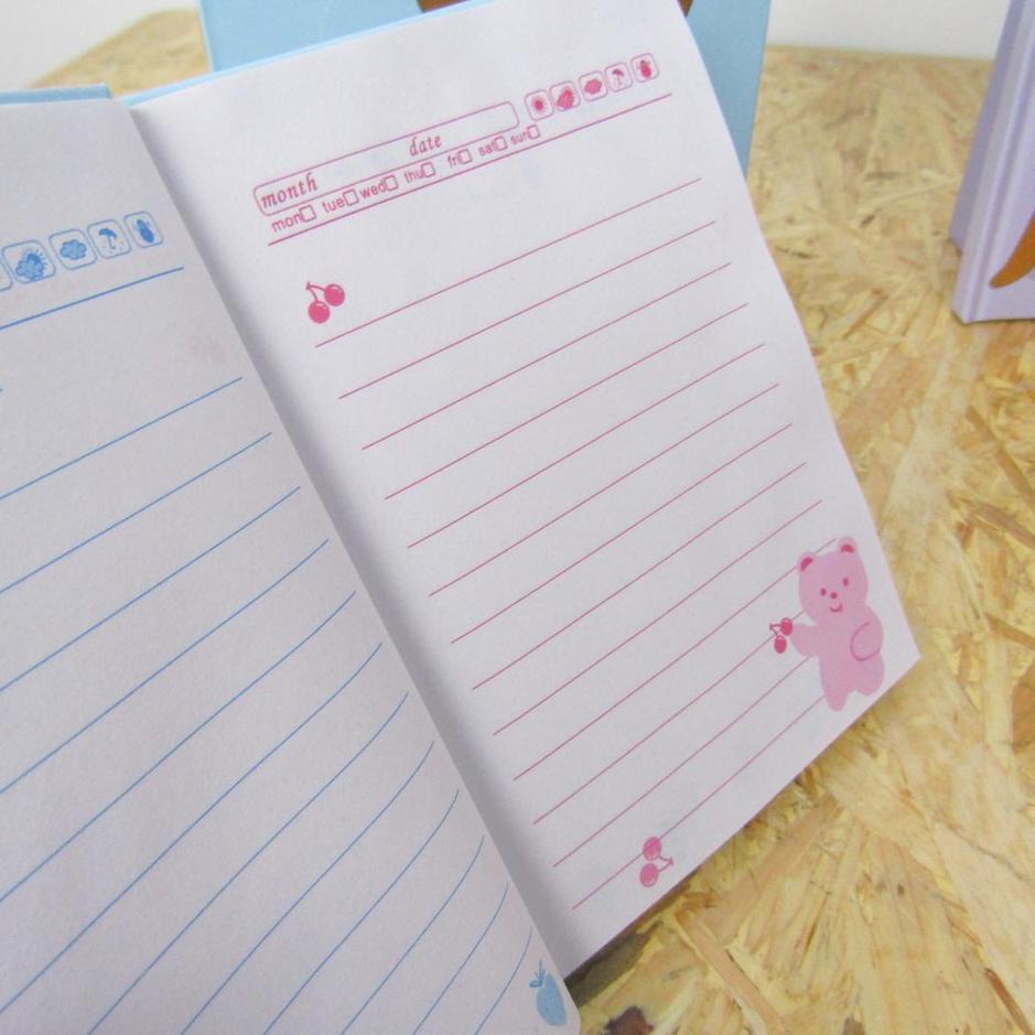 

Buruan beli ➻ Mandicantik Buku gembok a6 gambar WBB we bare bears buku diary beruang teddy READY JAK